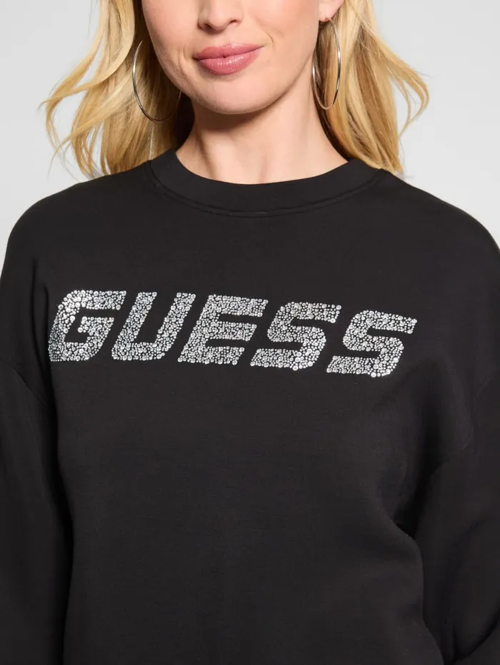 GUESS Sweaters and Knits Eco Cecilia Scuba Sweatshirt Neutral 8211 Women