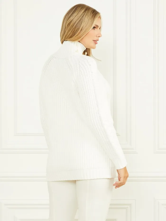GUESS Sweaters and Knits Ozuna Oversized Sweater White 8211 Women