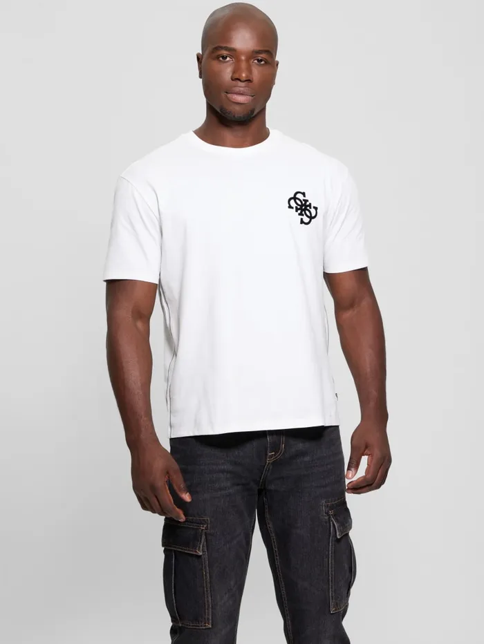 GUESS T Shirts and Tanks Bandana Applique Tee Green 8211 Men
