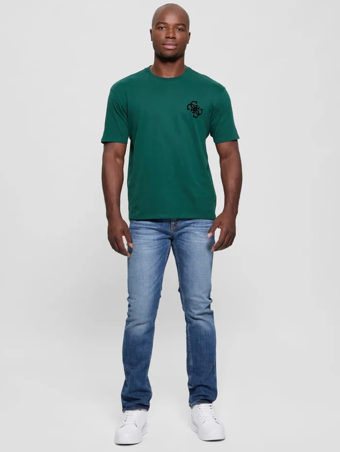 GUESS T Shirts and Tanks Bandana Applique Tee Green 8211 Men