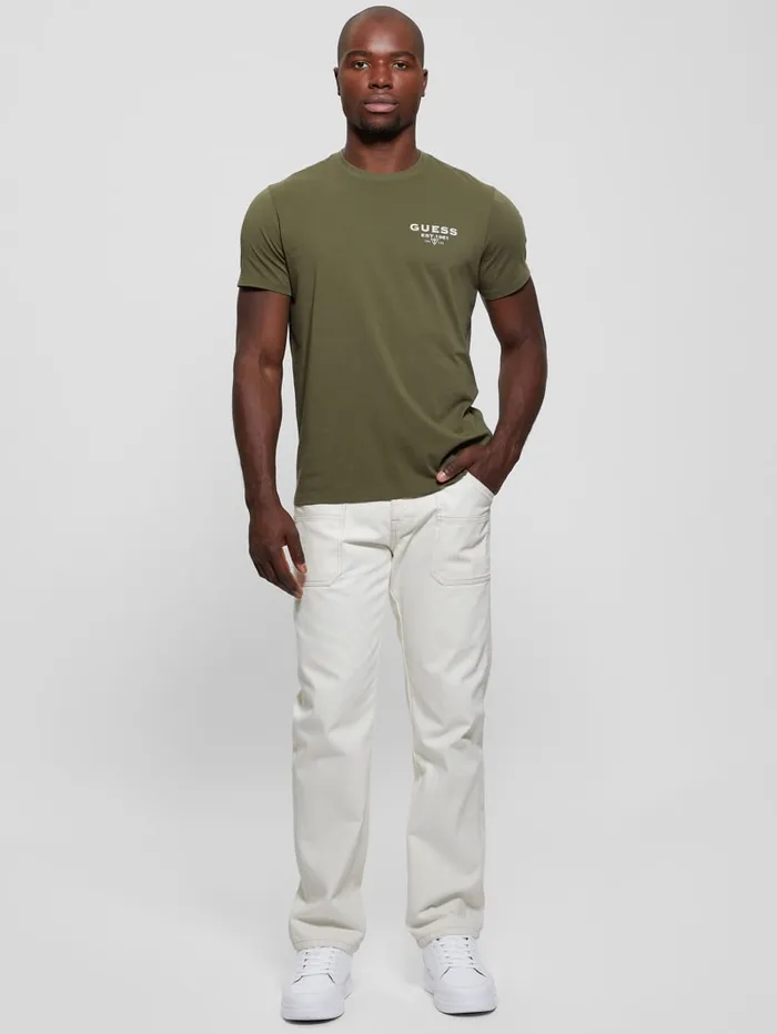 GUESS T Shirts and Tanks Eco Classic Tee White 8211 Men
