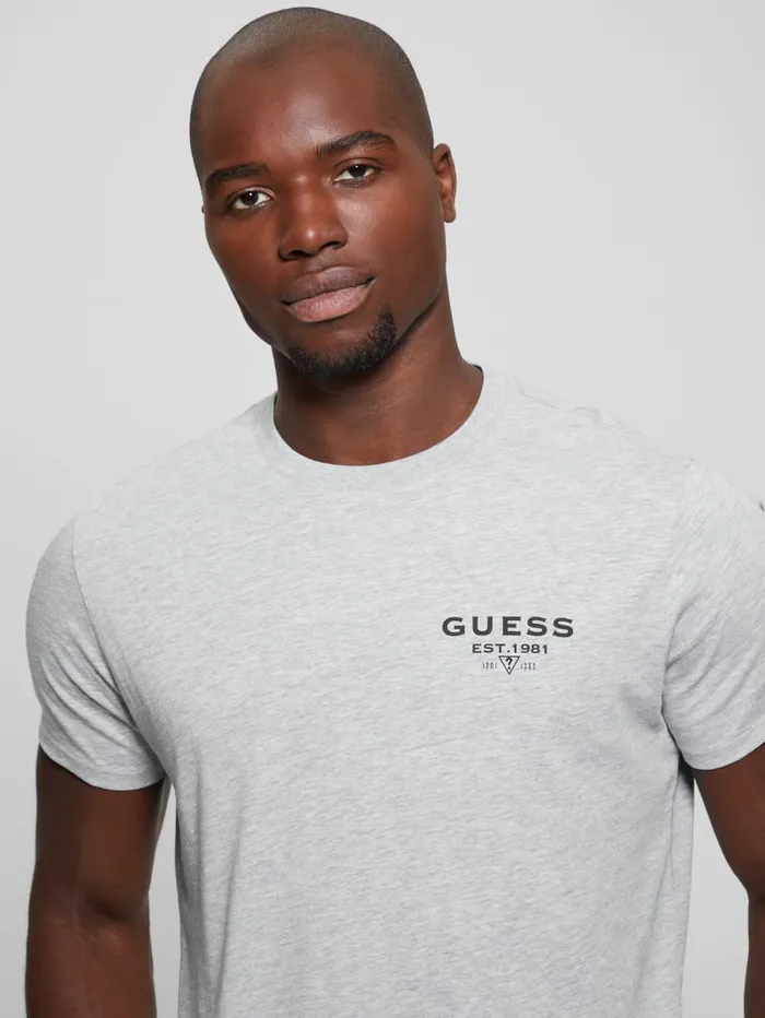 GUESS T Shirts and Tanks Eco Classic Tee White 8211 Men