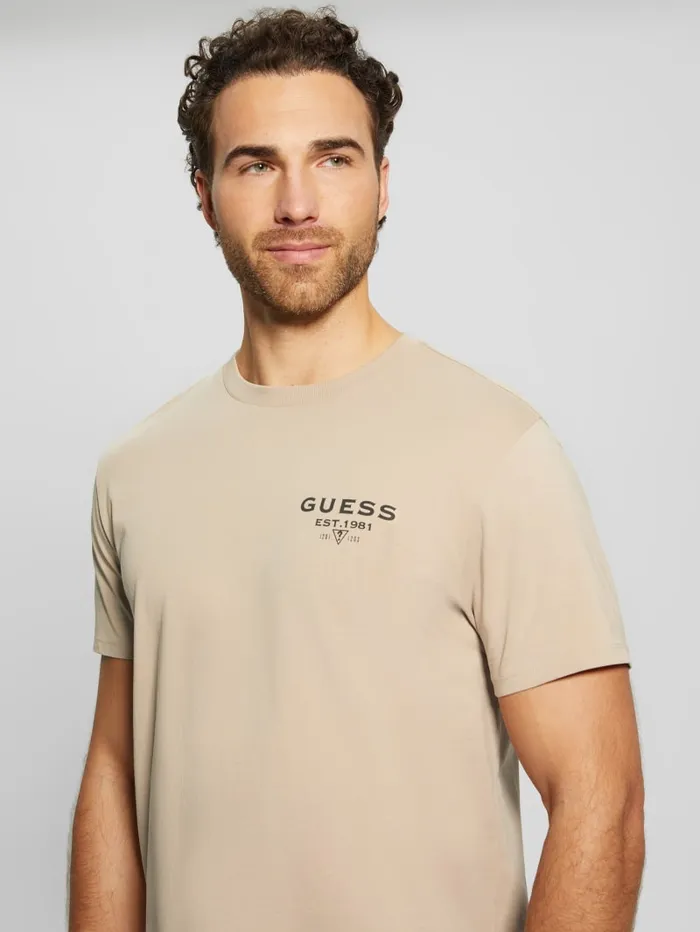 GUESS T Shirts and Tanks Eco Classic Tee White 8211 Men