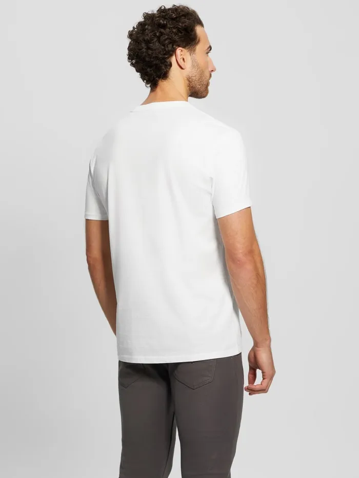 GUESS T Shirts and Tanks Eco Classic Tee White 8211 Men