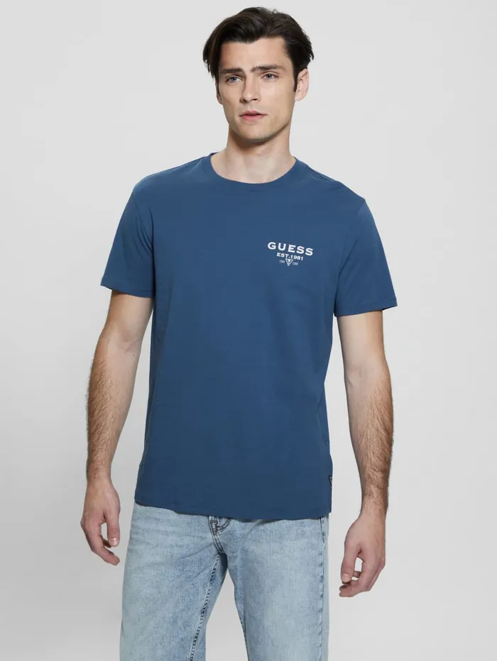 GUESS T Shirts and Tanks Eco Classic Tee White 8211 Men