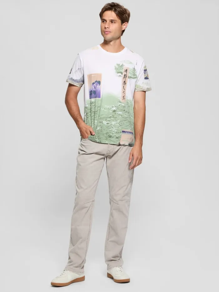 GUESS T Shirts and Tanks Eco Daydream Graphic Tee White 8211 Men