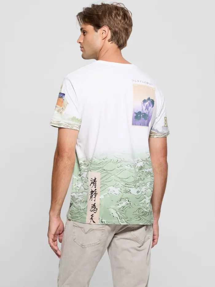 GUESS T Shirts and Tanks Eco Daydream Graphic Tee White 8211 Men