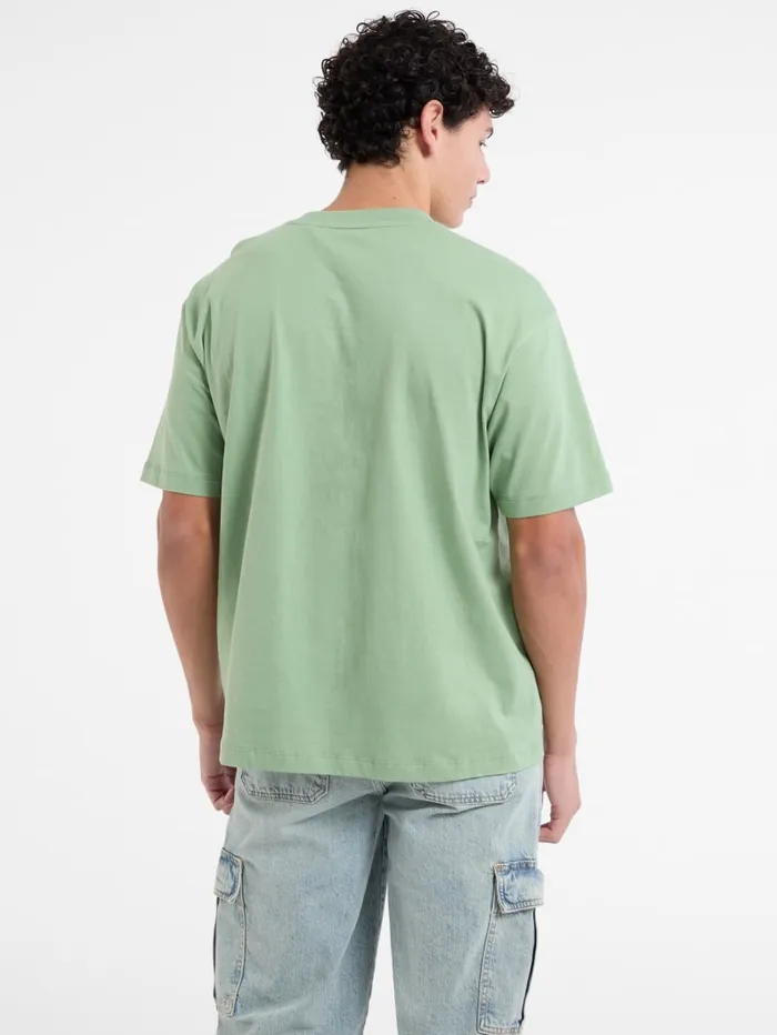 GUESS T Shirts and Tanks Embroidered Logo Tee Black 8211 Men