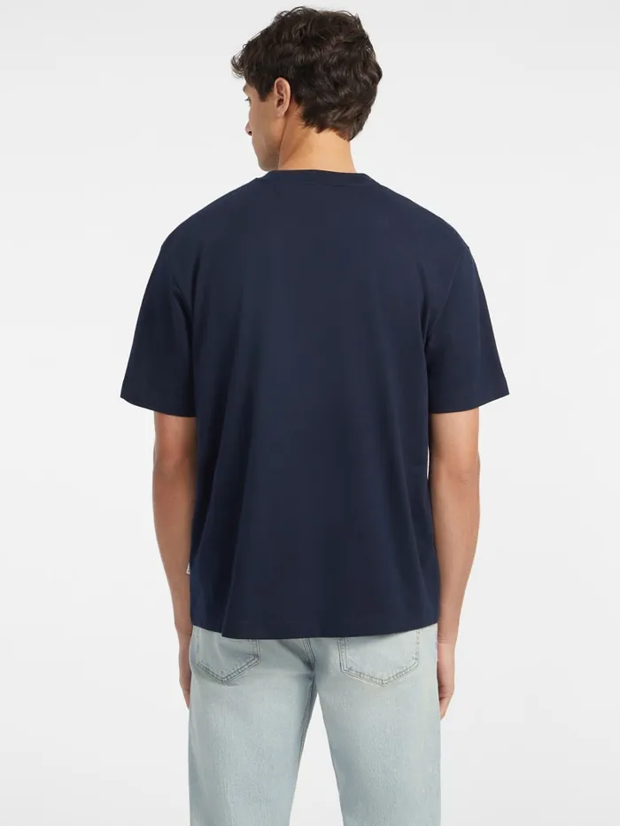 GUESS T Shirts and Tanks Embroidered Logo Tee Black 8211 Men