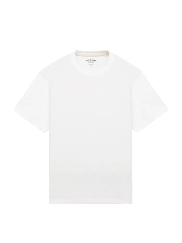GUESS T Shirts and Tanks Embroidered Logo Tee Black 8211 Men