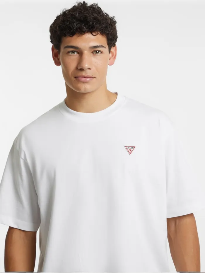 GUESS T Shirts and Tanks Mini Patch Tee Green 8211 Men