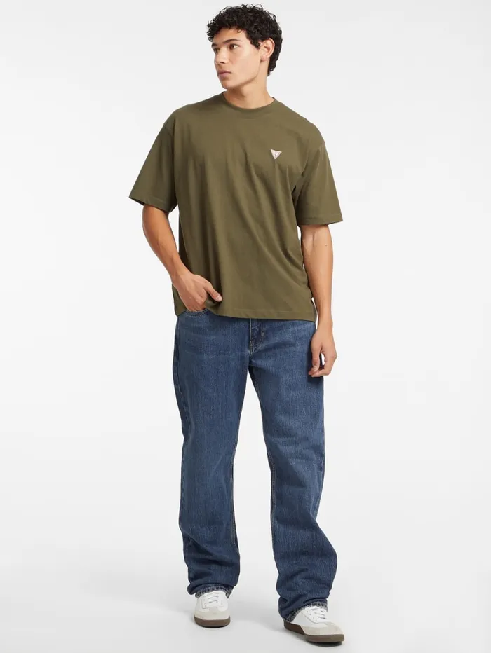 GUESS T Shirts and Tanks Mini Patch Tee Green 8211 Men