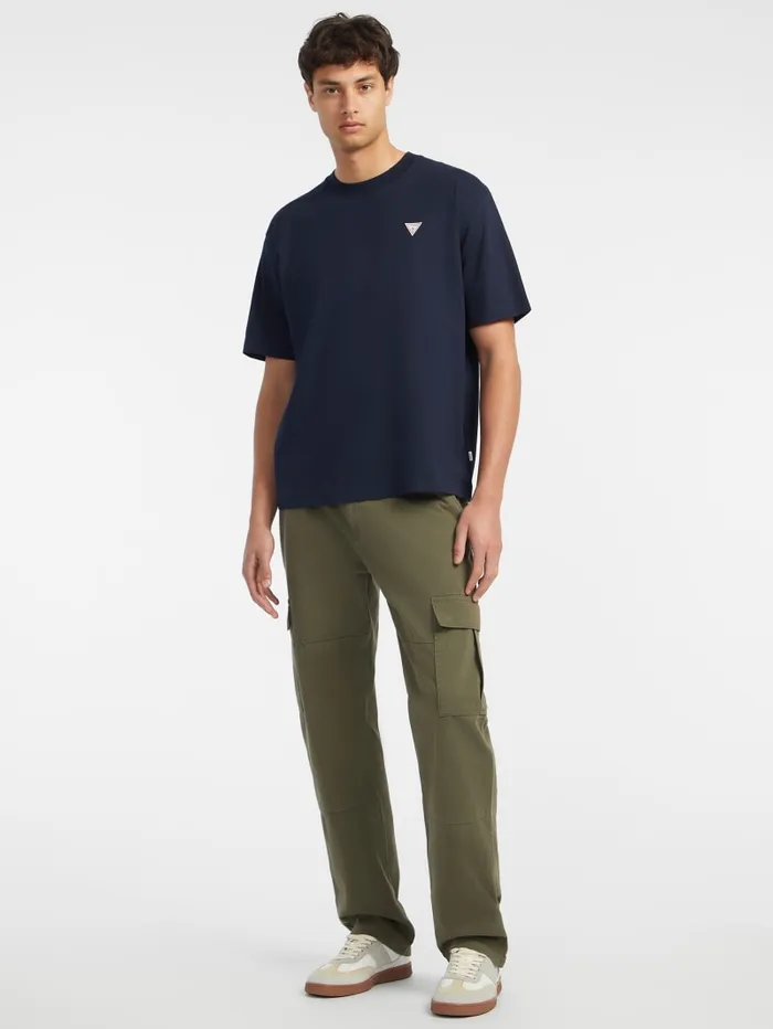 GUESS T Shirts and Tanks Mini Patch Tee Green 8211 Men