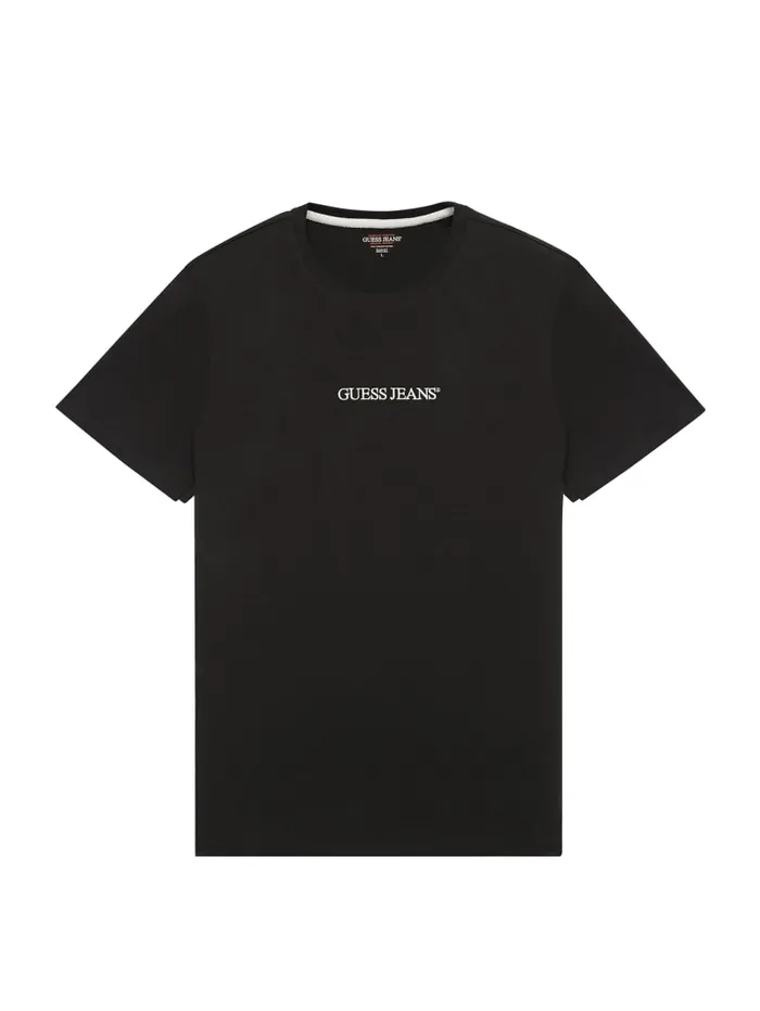 GUESS T Shirts and Tanks Slim Embroidered Logo Tee Red 8211 Men