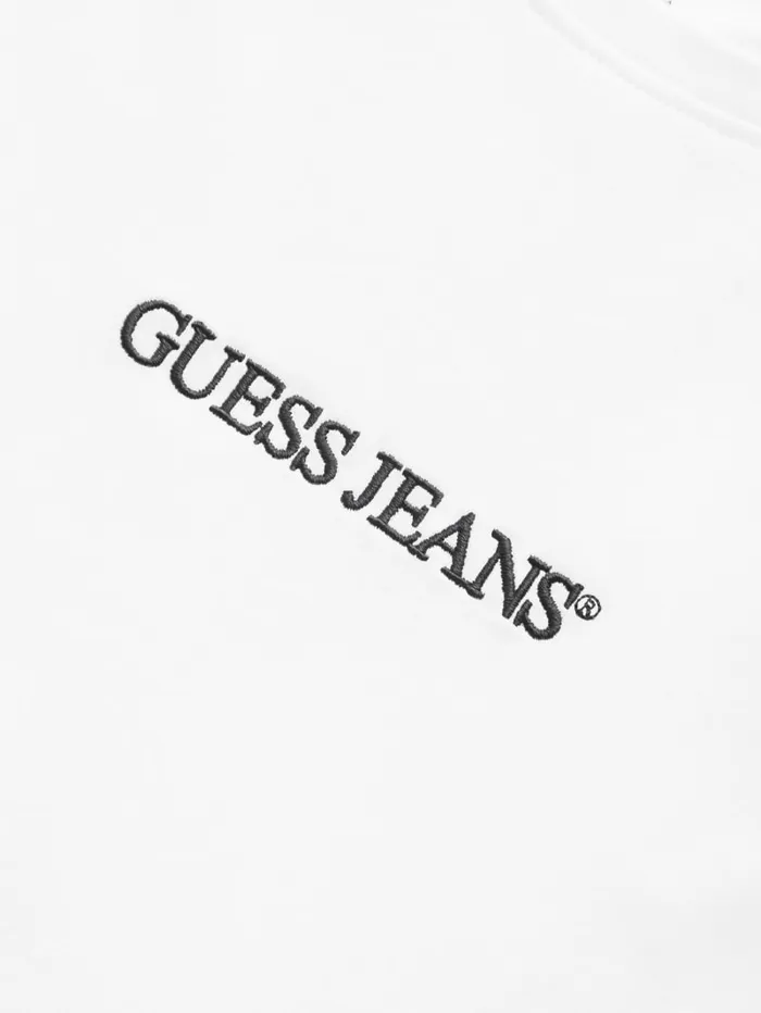 GUESS T Shirts and Tanks Slim Embroidered Logo Tee Red 8211 Men