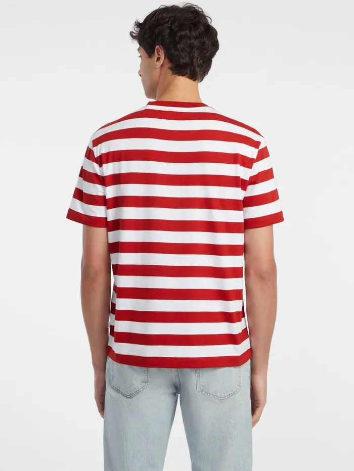 GUESS T Shirts and Tanks Striped Logo Tee Colors 8211 Men