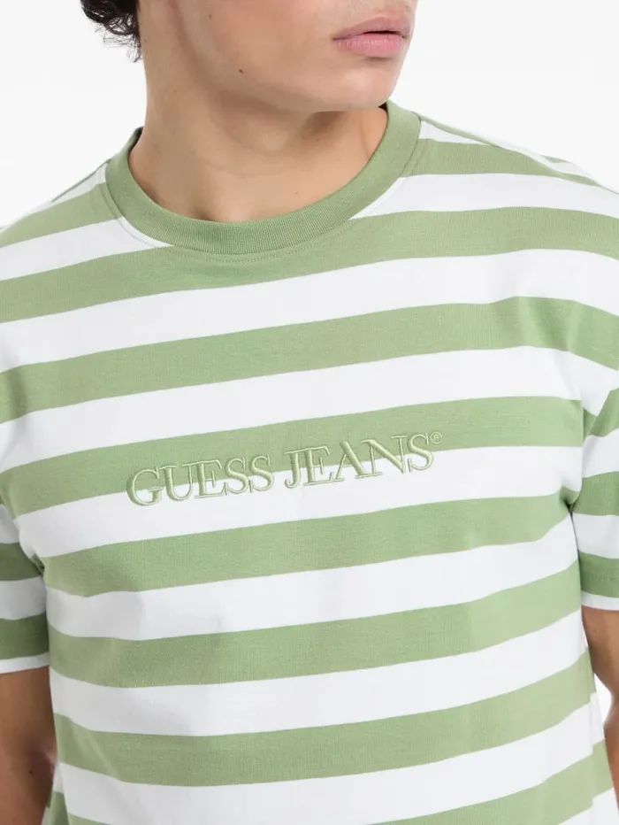 GUESS T Shirts and Tanks Striped Logo Tee Colors 8211 Men