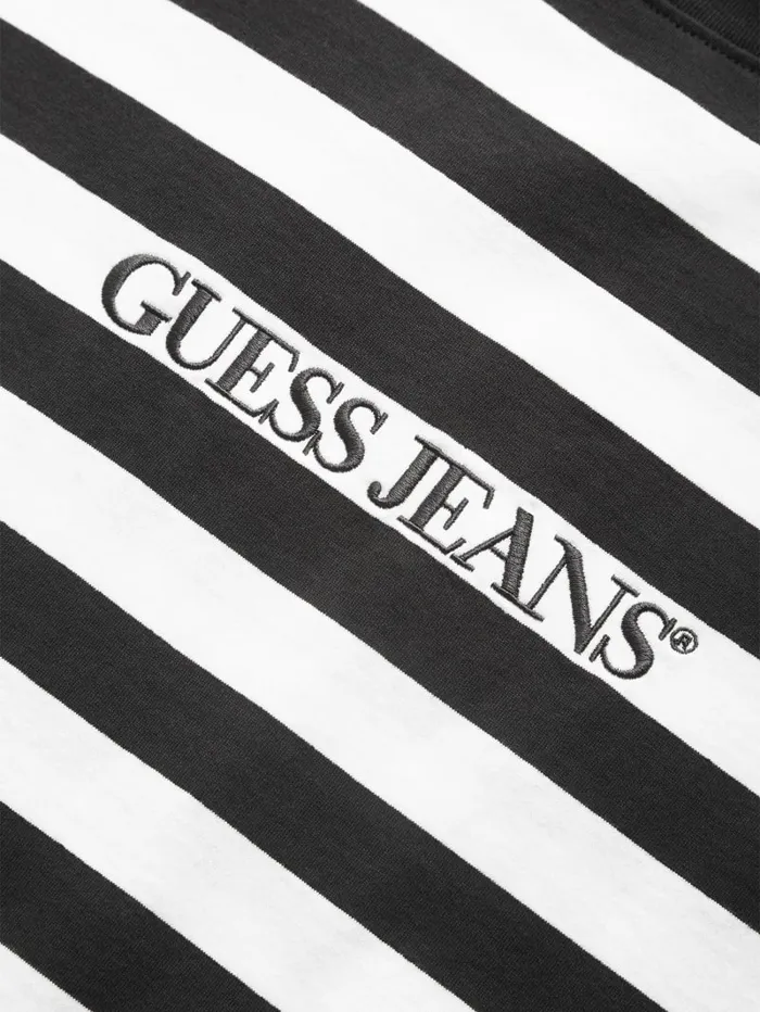 GUESS T Shirts and Tanks Striped Logo Tee Colors 8211 Men