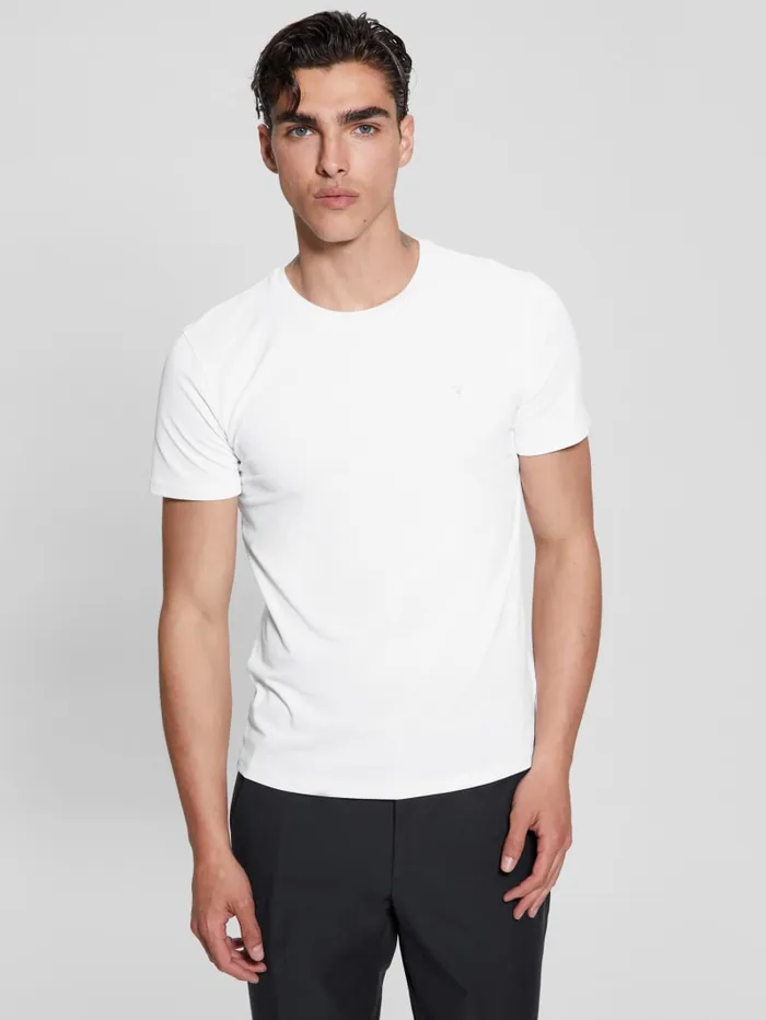 GUESS T Shirts and Tanks TechStretch Patch Tee Turquoise 8211 Men