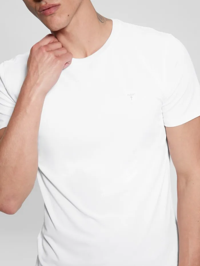 GUESS T Shirts and Tanks TechStretch Patch Tee Turquoise 8211 Men