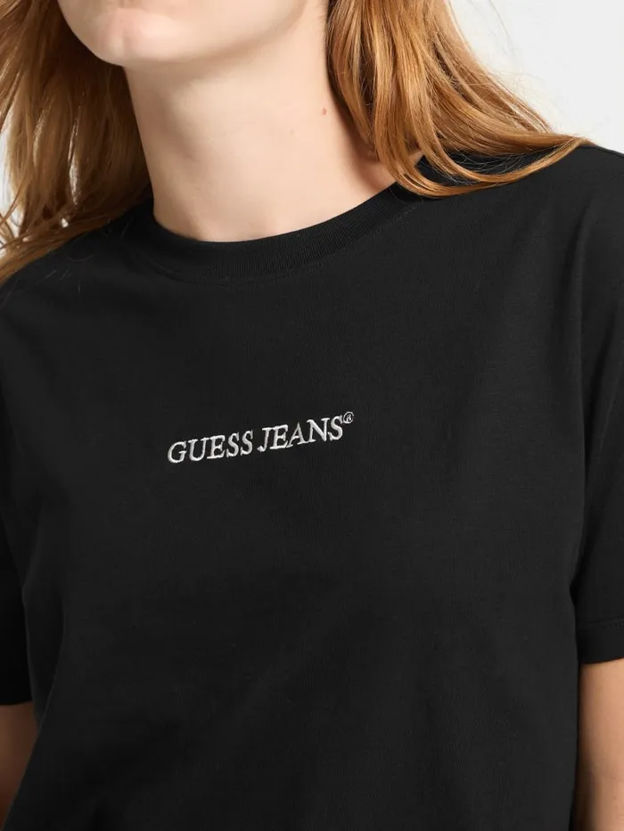 GUESS Tops Eco Crewneck Logo Tee White 8211 Women