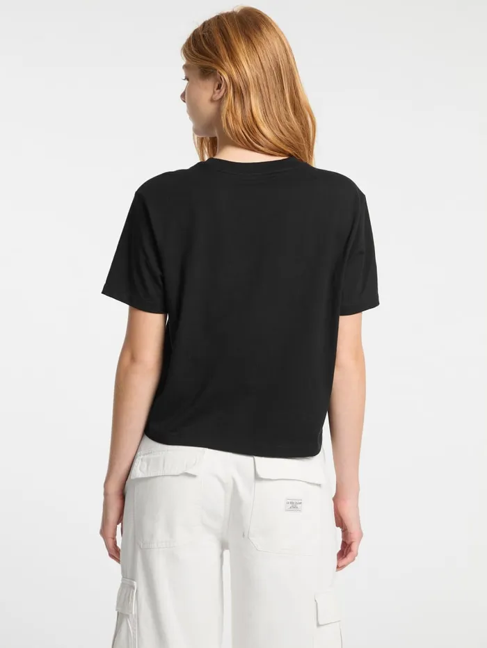 GUESS Tops Eco Crewneck Logo Tee White 8211 Women