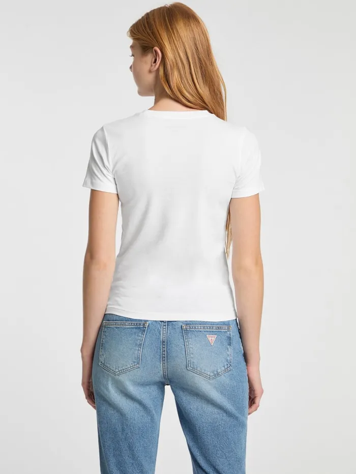GUESS Tops Eco Crewneck Tee White 8211 Women