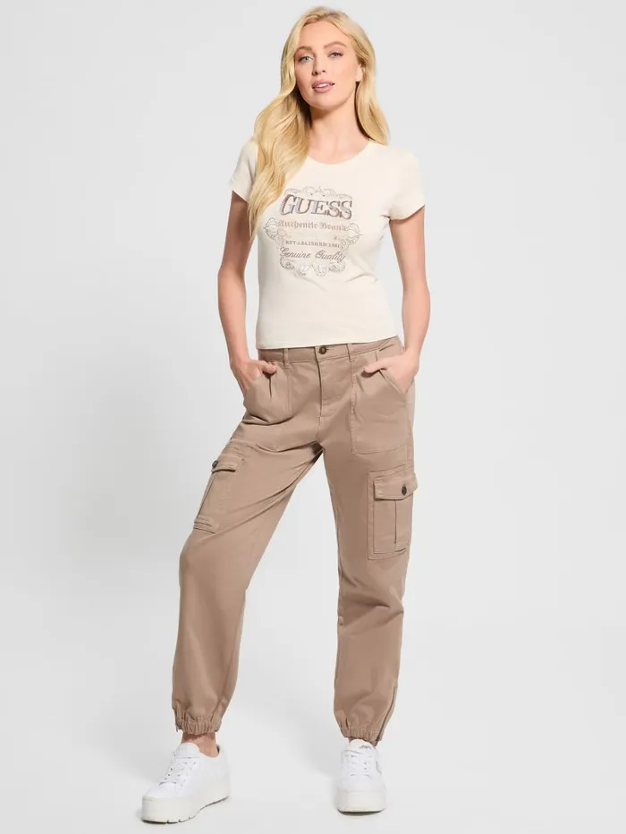 GUESS Tops Eco Genuine Tee Green 8211 Women