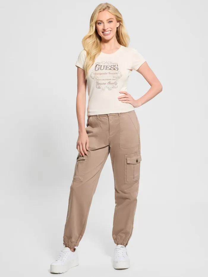 GUESS Tops Eco Genuine Tee Green 8211 Women