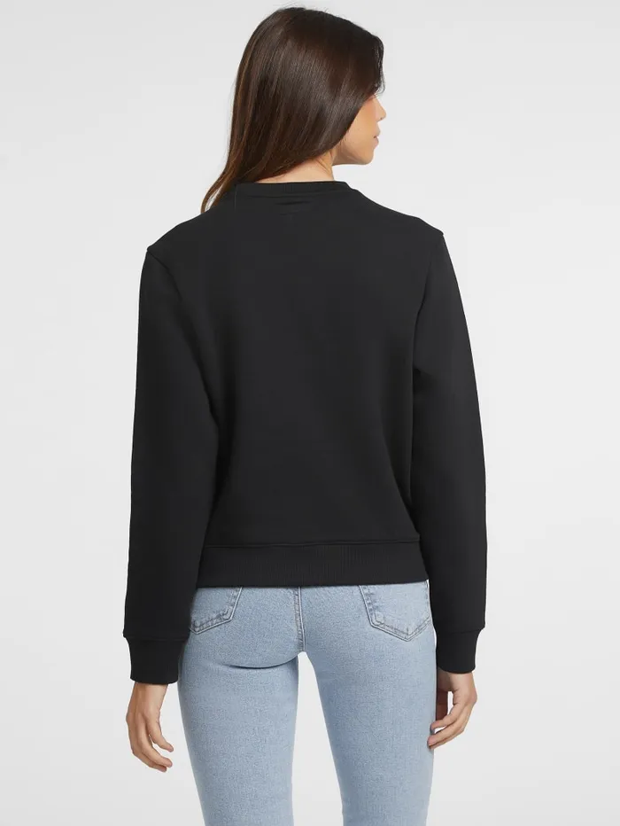 GUESS Tops Embroidered Logo Sweatshirt White 8211 Women