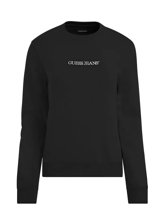 GUESS Tops Embroidered Logo Sweatshirt White 8211 Women