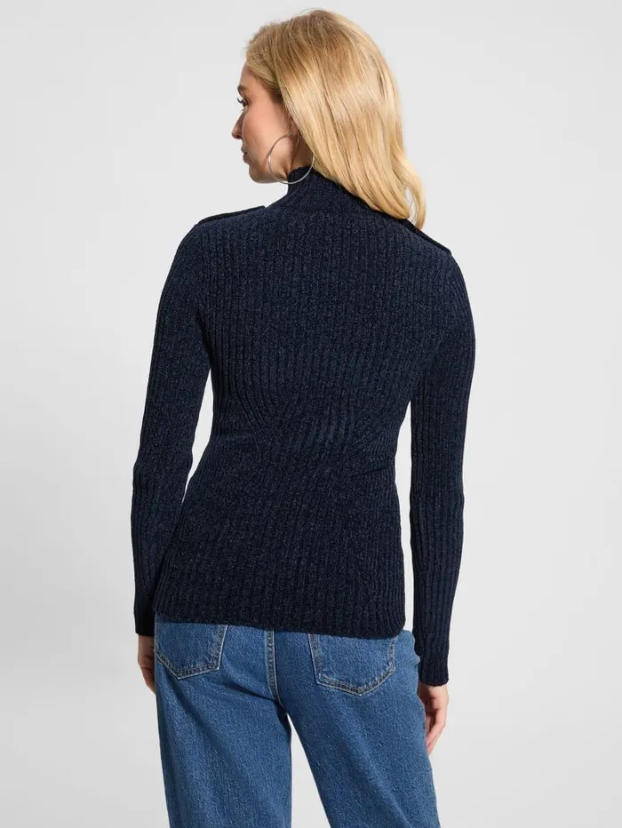 GUESS Tops Keily ZipFront Sweater Red 8211 Women