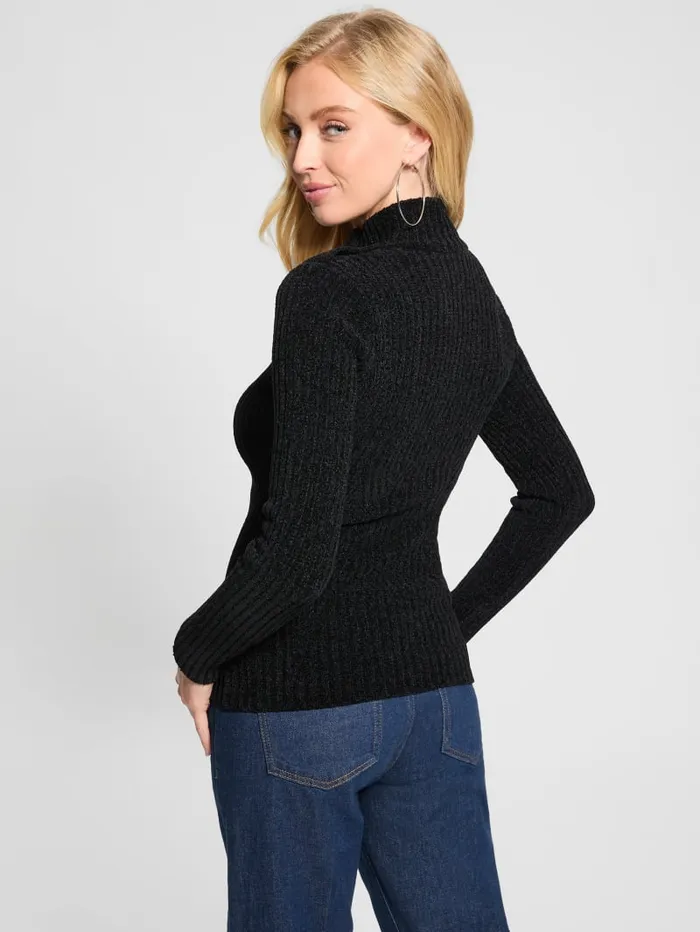 GUESS Tops Keily ZipFront Sweater Red 8211 Women