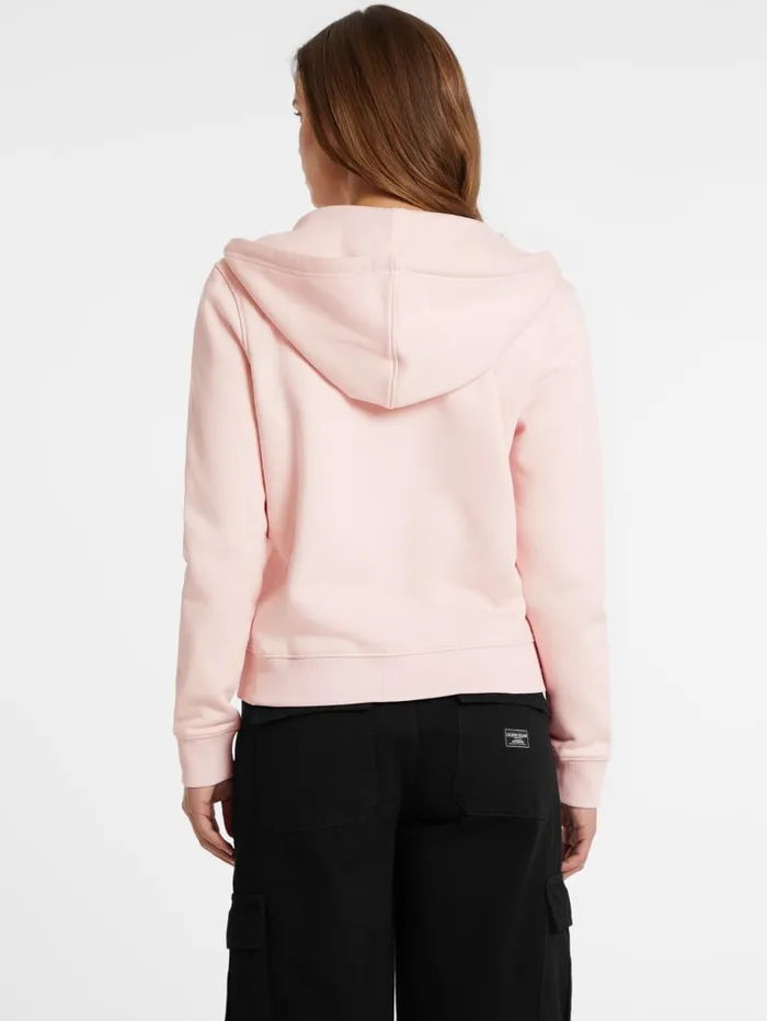 GUESS Tops Mini Patch ZipUp Sweatshirt Black 8211 Women