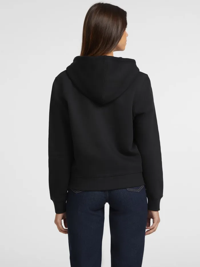 GUESS Tops Mini Patch ZipUp Sweatshirt Black 8211 Women
