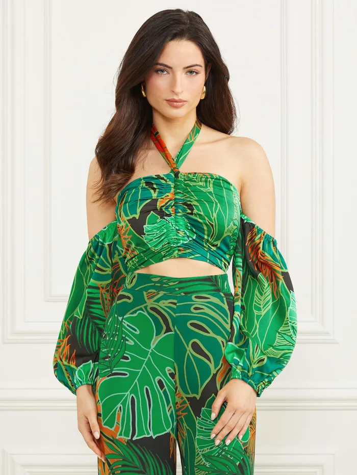 GUESS Tops Slick Amazon Leaf Top Colors 8211 Women