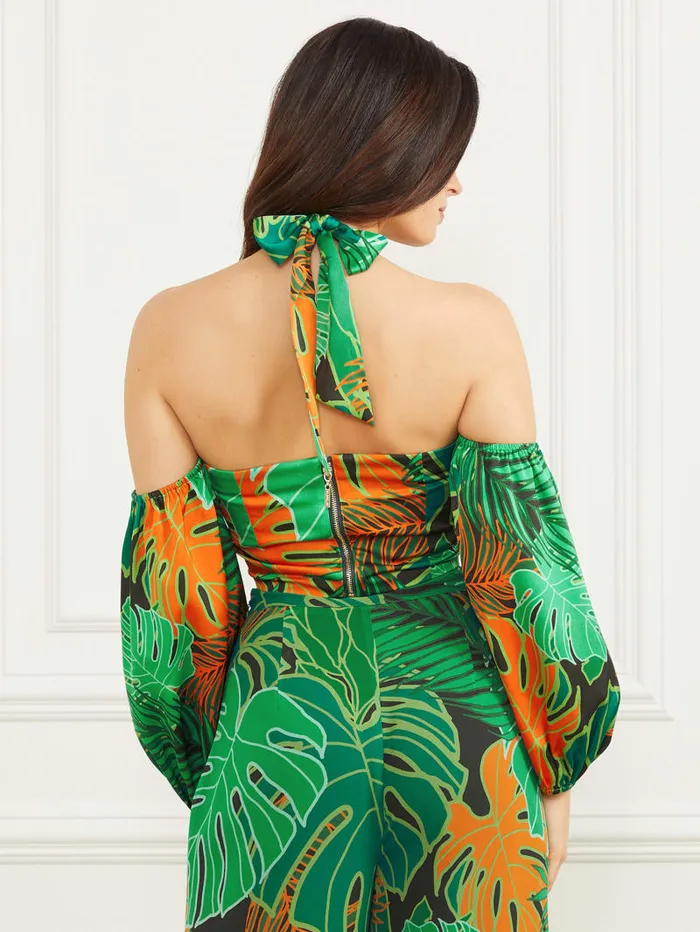 GUESS Tops Slick Amazon Leaf Top Colors 8211 Women