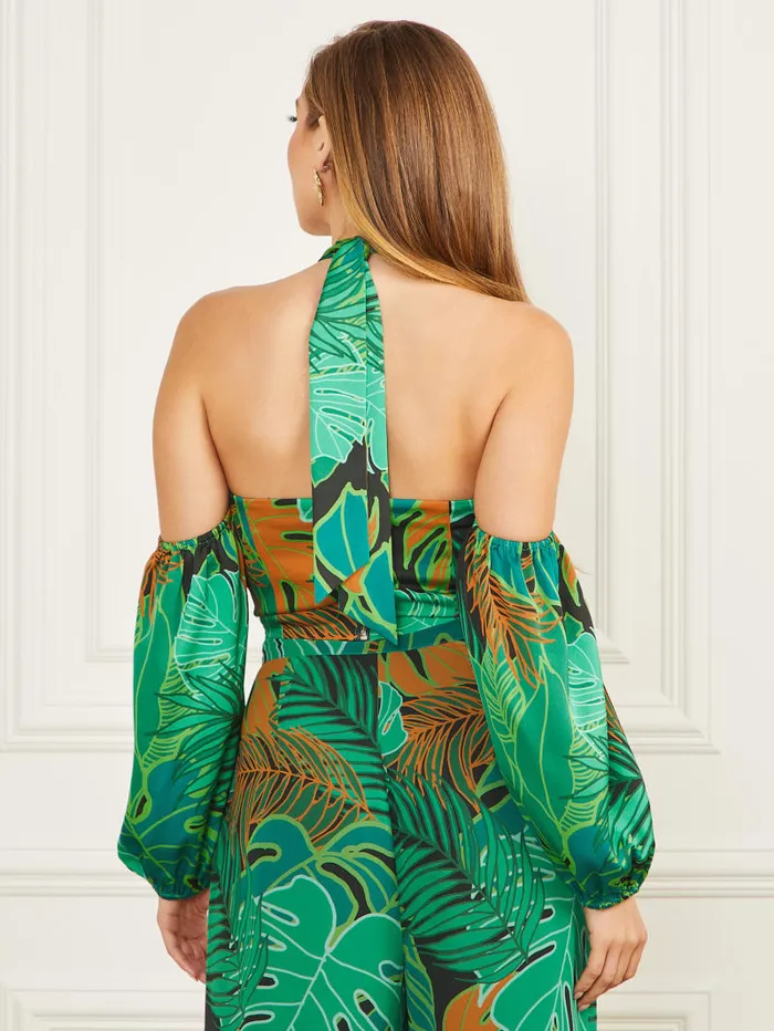 GUESS Tops Slick Amazon Leaf Top Colors 8211 Women
