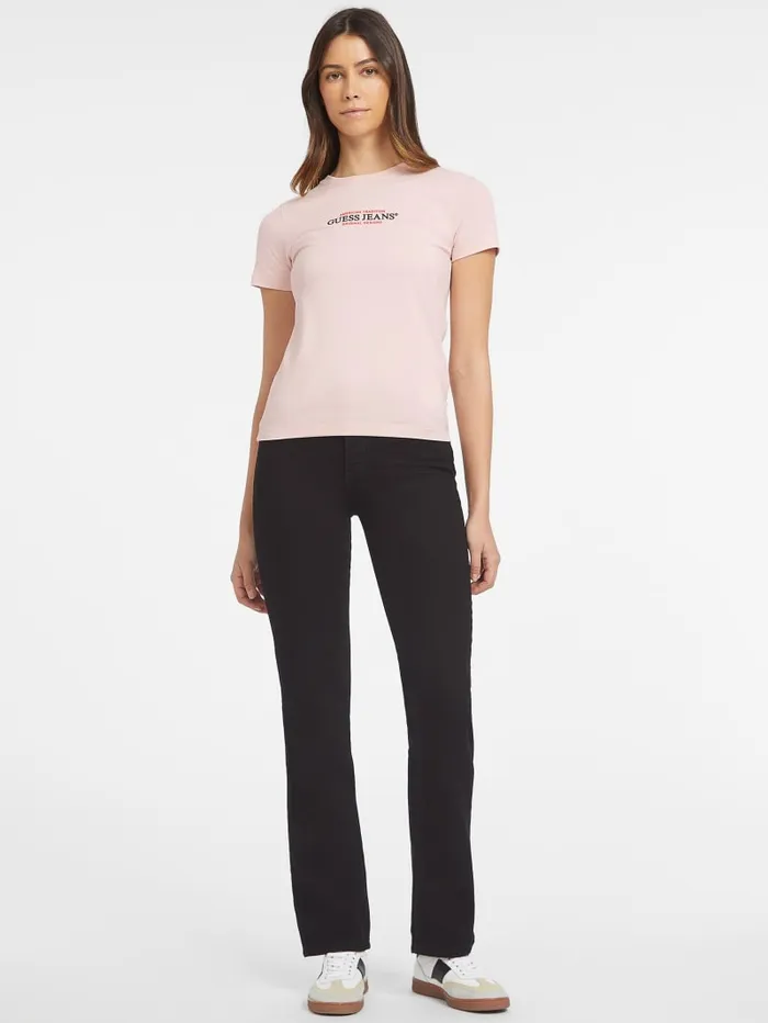 GUESS Tops Slim American Tradition Tee White 8211 Women