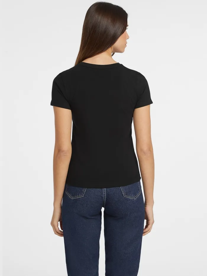 GUESS Tops Slim American Tradition Tee White 8211 Women