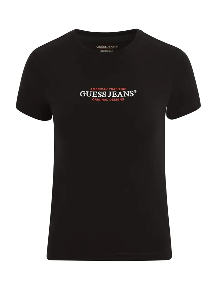 GUESS Tops Slim American Tradition Tee White 8211 Women