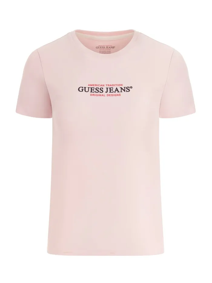 GUESS Tops Slim American Tradition Tee White 8211 Women