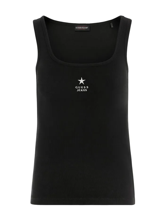 GUESS Tops Slim Embroidered Star Tank Gray 8211 Women