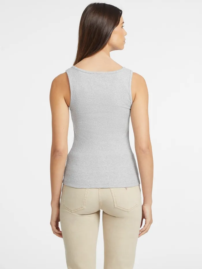 GUESS Tops Slim Embroidered Star Tank Gray 8211 Women