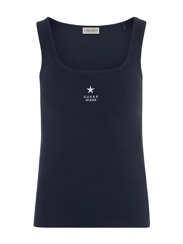 GUESS Tops Slim Embroidered Star Tank Gray 8211 Women