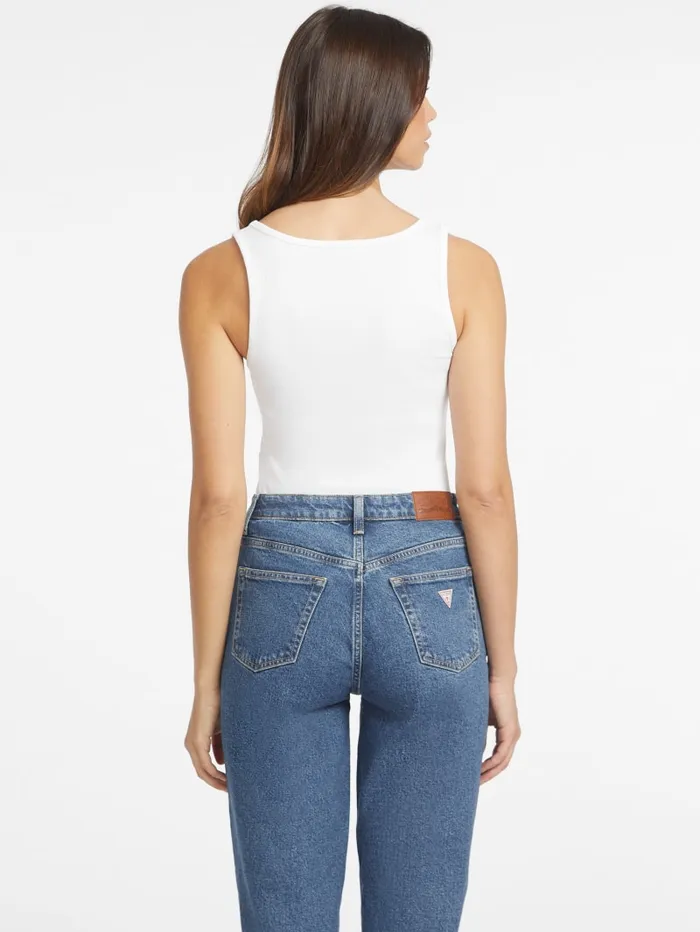 GUESS Tops Slim Embroidered Star Tank Gray 8211 Women