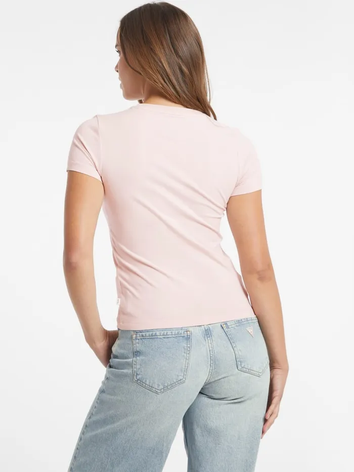 GUESS Tops Slim Logo Tee Red 8211 Women