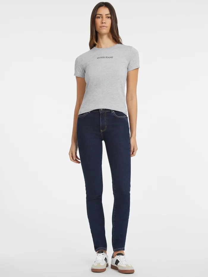 GUESS Tops Slim Logo Tee Red 8211 Women