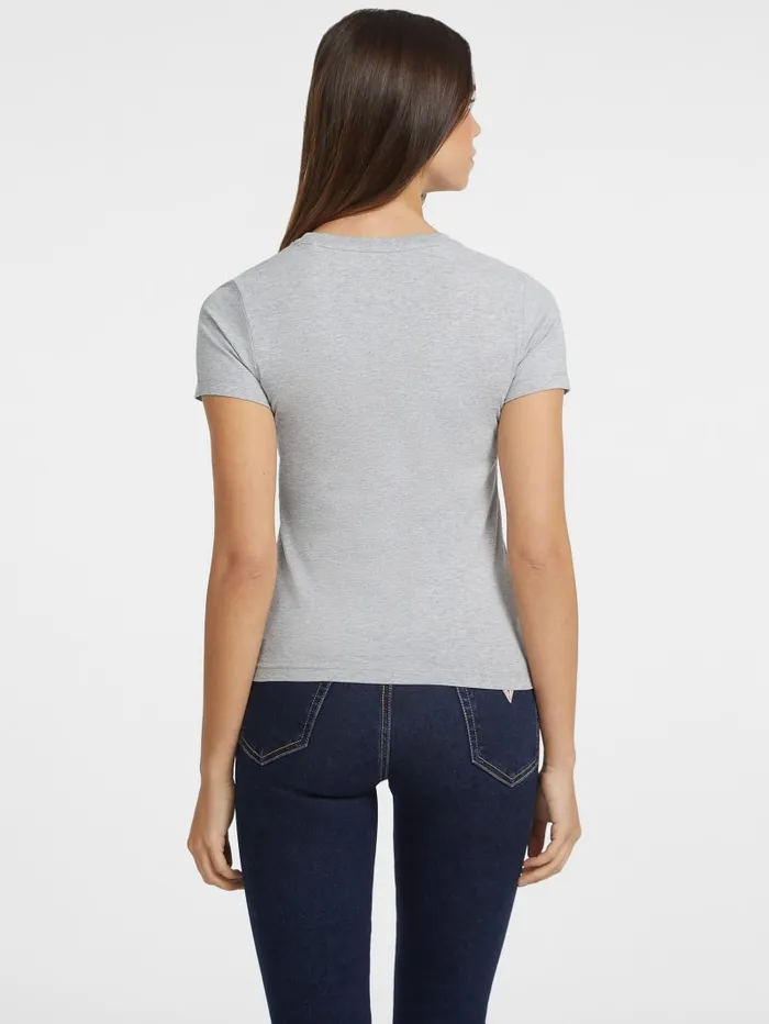 GUESS Tops Slim Logo Tee Red 8211 Women
