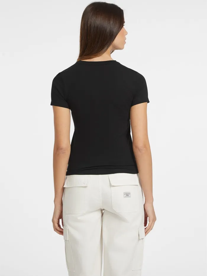 GUESS Tops Slim Logo Tee Red 8211 Women